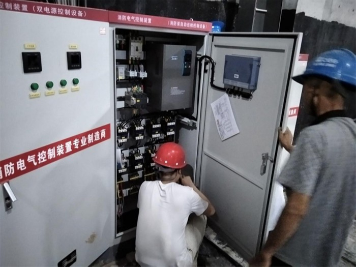 眾利聯合 | 西安建工雙電源控制柜、消防巡檢柜使用案例